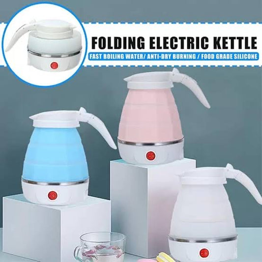 Folding Electric Kettle – Portable Silicone Travel Kettle Fast Boil