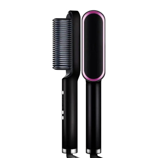 2-in-1 Hair Comb & Straightener – Electric Fast Heat Styling Tool