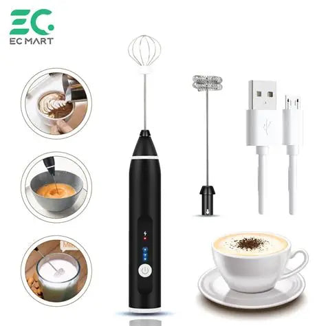 Electric Milk Frother for Coffee| Create Perfect Foam