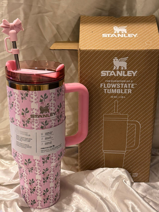 Stanley 1913 x LoveShackFancy Limited Edition Quencher – Free Delivery PK | 20% OFF