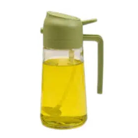 2-in-1 Glass Oil Bottle | Spray & Pour Dual-Function Dispense